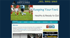 Desktop Screenshot of eriefootdoctors.com