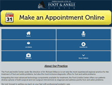 Tablet Screenshot of eriefootdoctors.com